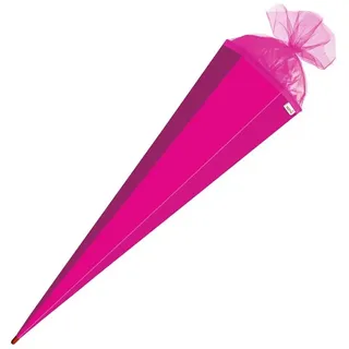 ROTH Bastelschultüte mit Verschluss, 850 mm, pink