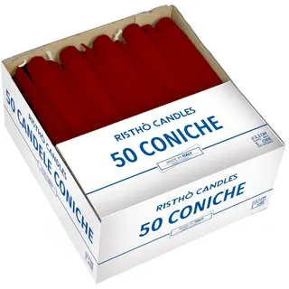 Cereria Di Giorgio risthò Stabkerze 2,2 x 21 cm rot