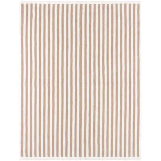 Yard Hebden Badematte aus gestreifter Baumwolle – Natur – 50 x 70 cm