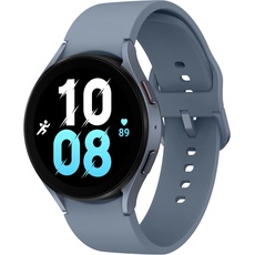 Samsung Galaxy Watch5 Smartwatch, Gesundheitsfunktionen, Fitness Tracker, ausdauernder Akku, Bluetooth, 44 mm, Blue inkl. 36 Monate Herstellergarantie [Exklusiv bei Amazon]