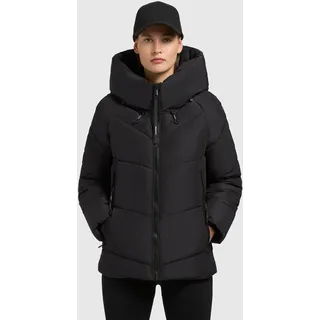 khujo Steppjacke »ALESS«, mit Kapuze, schwarz