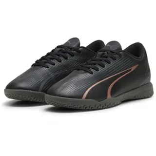 Puma Ultra Play IT Jr Soccer Shoe, Black-Copper Rose, 37.5