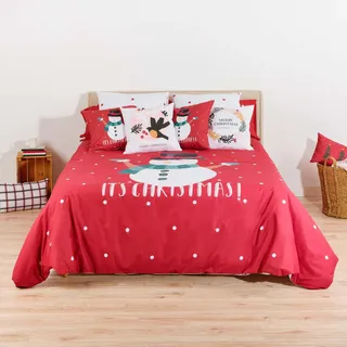 Belum Bettbezug für Weihnachten, 50% Baumwolle, 50% Polyester, Bettbezug mit Knöpfen Lappland 20 150 (240 x 220)
