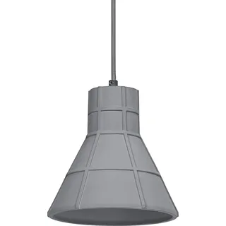 OSRAM DECOR Concrete Beton-Hängeleuchte, 200 mm, in Dunkelgrau, mit Gehäuse aus Metall und Beton, für moderne Beleuchtungen in Innenräumen, flexible Leuchtkörper-Wahl dank E27 Fassung - Dunkelgrau