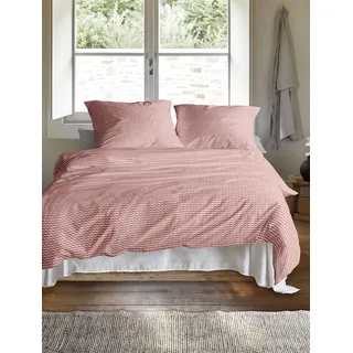 IRISETTE Easy 8659 grafisch Rot 155 x 220 cm + 2 x 80 x 80 cm
