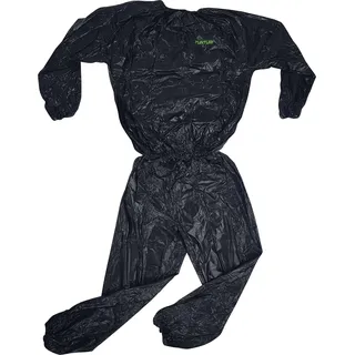 Tunturi Schwitzanzug -Sauna Suit - Saunaanzug - XL - Schwarz - Schwarz, Grün