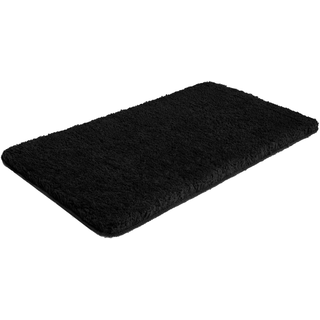 Badematte OTTO HOME "Sanremo, Badvorleger, Badezimmer Teppich, sehr weich" Gr. 3, schwarz, H:30mm, Polyester, Badematten, Badematte, Badteppich, unifarben, rechteckig, rund & als 3-tlg. Set erhältlich