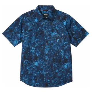 Marmot Herren Bennett Peak Kurzarm Hemd, Arctic Navy Leaf Camo, XXL