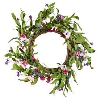 Vevor Künstlicher Dekokranz 55,88 cm Rosa/Grün