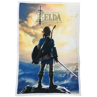 Pyramid The Legend Of Zelda Botw Link Fleecedecke - Multicolor