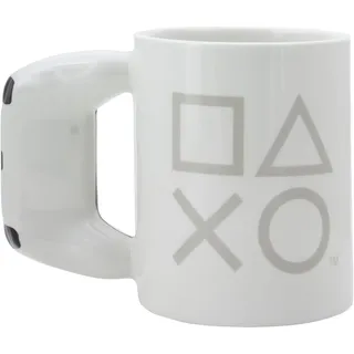 PlayStation Formen-Tassen - Offiziell lizenziert, PS5 Neuheitsgeschenke, mit Controller-Griff, 480 ml (16 Fl Oz)
