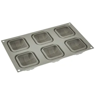 Silikomart MINI ELEGANZA Silikon-Kuchenform 10er-Pack 70 x 70 h 3 cm