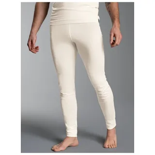 Lange Unterhose TRIGEMA "TRIGEMA Lange Ski/Sport Funktionshose aus Merinowolle", Herren, Gr. S, 1 Stk., beige (natur), 80% Wolle (Merinowolle), 20% Polyamid, Unterhosen Lange Unterhose