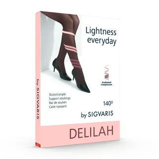 Delilah 140 den Mesh Stay up Schenkelstrumpf 1 Pk schwarz Frauen