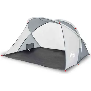 vidaXL Strandzelt 2 Personen Grau Pop-Up Wasserdicht - Grau