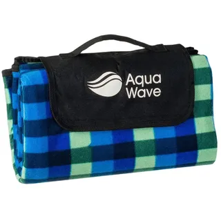 AQUAWAVE Picknickdecke Campingdecke Reisedecke Stranddecke Picknick Decke 130x150 CHEQUA
