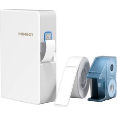 Niimbot Portable Label Printer B18 (White) (203 dpi), Etikettendrucker, Weiss
