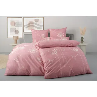 OTTO home Soucy Renforcé Rosa 135 x 200 cm + 40 x 80 cm