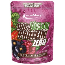 Bild von 100% Vegan Protein Zero Mixed Berries Pulver 500 g