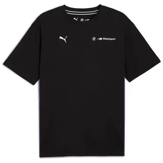 Puma Bmw Mms Ess+ Logo Kurzarm-T-Shirt Black L