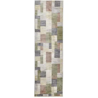 Gino Falcone "Corduletta GF-133", rechteckig 10 mm Höhe Kurzflor, meliert, moderne Cord Struktur, mit Fransen,