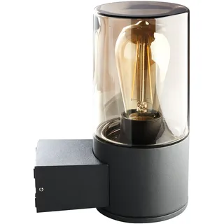 Heitronic Außenleuchte Aluminium 23,1 cm E27 anthrazit