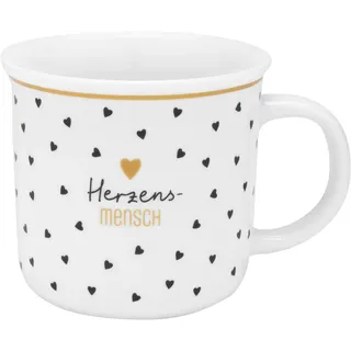 SHEEPWORLD Tasse mit Motiv Herzensmensch 0,38 l Mehrfarbig
