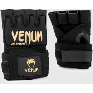 Venum Venum, Kontact Gel Handschuh Wraps, Herren, XS, Schwarz/Gold