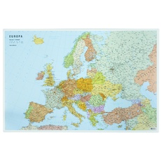 Bild 4673000 - Schreibtischunterlage Europakarte, 40 x 60cm, rutschfest, abwaschbar, mit transparenter Antireflex-Schutzfolie, Schreibtischauflage, Malunterlage, Bastelunterlage, 1 Stück