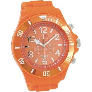 Oozoo Herren Armbanduhr orange Analog matt Timepieces Silikonarmband D2UOC4826A