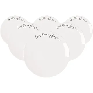 Villeroy & Boch Frühstücksteller Sunshine ø 21,2 cm 6er Set weiß