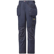 Snickers Damenhose Canvas+ m. HP navy, Gr. 38