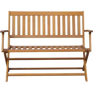 vidaXL Gartenbank 120 cm Massivholz Akazie - Braun