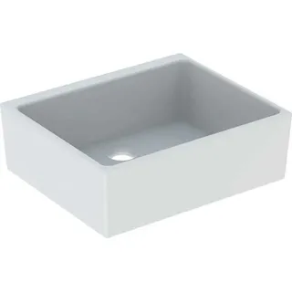 Geberit Wohnstätte Spülstein ohne Überlauf 50cm, weiß, 360050000