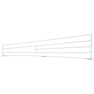 Trixie Katzennetz Schutzgitter für Fenster 2 Stück Weiß 62x16/8 cm