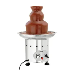 Bartscher Schokoladenbrunnen SB 325-1, Schockoladenbrunnen für den Verzehr von frischem Obst mit cremiger Schokolade, 1 Stück