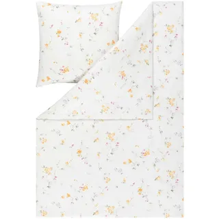 Estella Cassandra Blumen Orange 135 x 200 cm + 80 x 80 cm