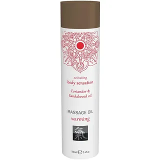Hot Shiatsu Massage oil warming & Coriander & Sandalwood Massageöl