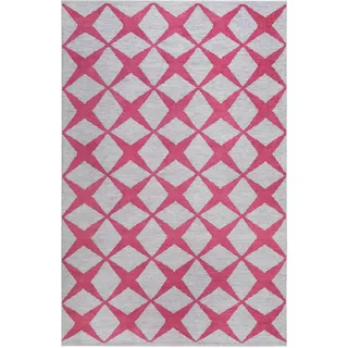 Esprit Flachwebeteppich , Bordeaux, Sandfarben , Textil , Graphik , rechteckig , 130x190 cm , Hohenstein, Oeko-Tex® Standard 100 , für Fußbodenheizung geeignet, in verschiedenen Größen erhältlich, für Hausstauballergiker geeignet, stuhlrollengeeignet, pflegeleicht, strapazierfähig, leicht zusammenrollbar , Teppiche und Böden, Teppiche, Webteppiche