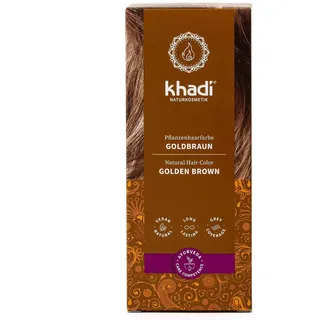 Khadi Bio Pflanzenhaarfarbe Goldbraun 100 g
