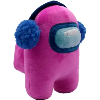 Among Us Plüschfigur in Pink – 18 cm, Kuschelweiches Stofftier, Perfekt für Fans des Online-Spiels, Ideales Geschenk, Offizielles Merchandise - Rosa