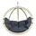 Globo Chair anthracite inkl. Sitzkissen und Spiralfeder