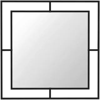WELL HOME MOBILIARIO & DECORACIÓN Dekospiegel, quadratisch, dunkel