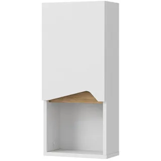 Vicco Badschrank Marelle 30 x 67 cm mit Tür und offenem Fach