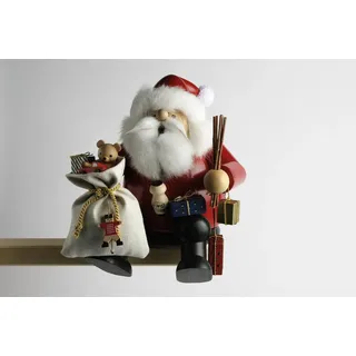 Räuchermann Kantenhocker Weihnachtsmann mit Geschenken BxTxH= 18x20x24cm NEU