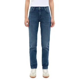 Mustang 5-Pocket-Jeans »Style Crosby Relaxed Slim«, blau