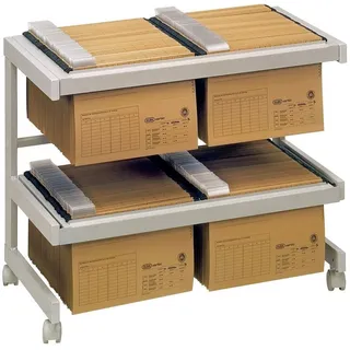 Hammerbacher Hängemappenwagen grau