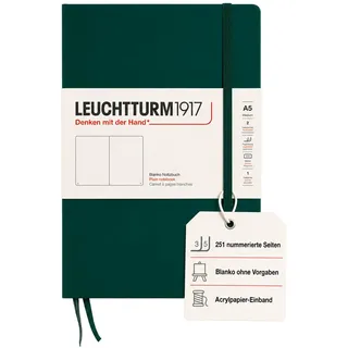 Leuchtturm1917 Notizbuch A5 liniert Grün