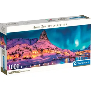 Clementoni® Puzzle »Panorama High Quality Collection Compact, Lofoten bei Nacht« Made in Europe, bunt