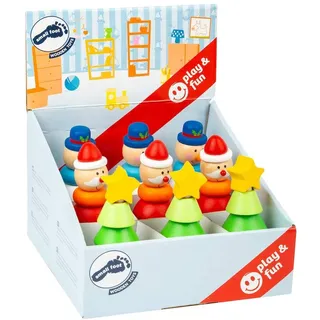 Small Foot Company Display Stapelfiguren Weihnachten - Braun